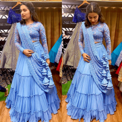 Blue Color Lehenga Choli
